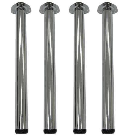 Kee Regency Kee Post Table Legs - Chrome, PK4 MTBP27CM